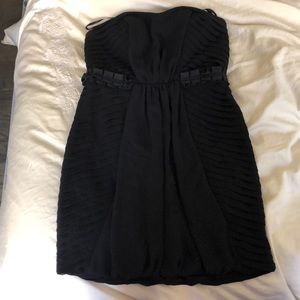 Black Strapless BCBG dress